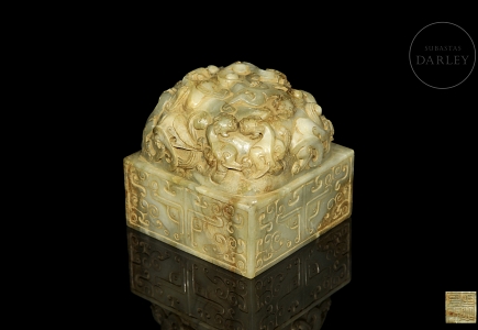 Gran sello de jade