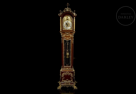 Reloj de Antesala Neobarroco, Urgos (Modelo UW 32), Alemania c. 1970-1990.