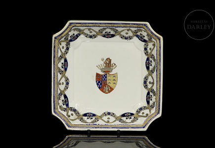 Plato de porcelana 