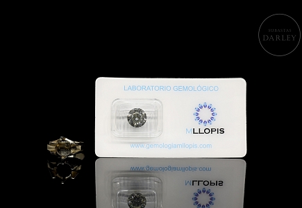 Diamante 3,64 ct con montura de oro amarillo