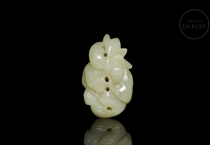 Colgante de jade blanco