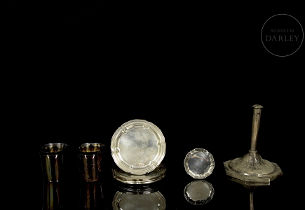 Conjunto de objetos de plata, s.XX