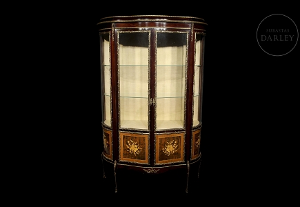 Mueble vitrina expositora estilo Luis XVI, s.XX