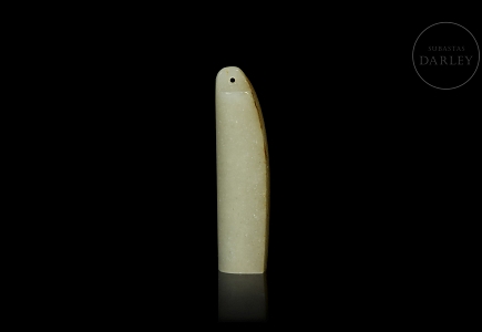 Pequeño colgante de jade tallado, s.XX