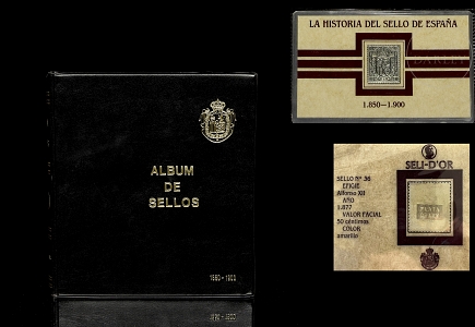 Álbum de sellos de plata