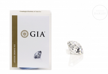 Diamante natural en talla brillante de 0,50 ct