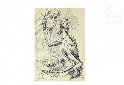 Julio Viera Fleitas (1934-2023) “Miguel Ángel Buonarroti”, 1975
