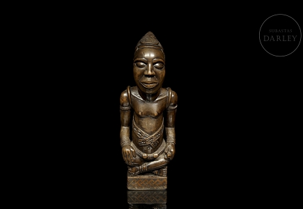 Figura conmemorativa, pueblo Kuba, R.D. del Congo, s.XX