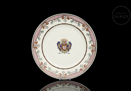 Plato de porcelana