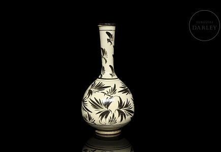 Jarrón de cerámica esmaltada 