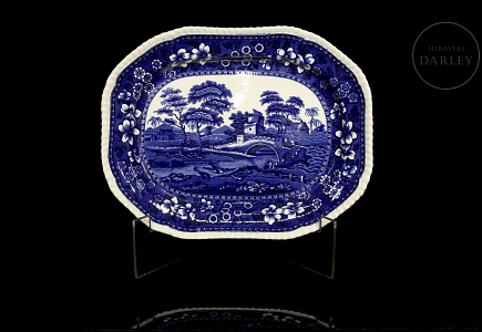 Bandeja azul cobalto 