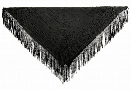 Mantón de manila negro, s.XX