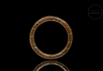 Brazalete de jade amarillo
