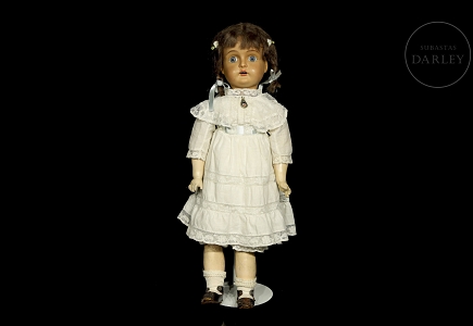 Muñeca de celuloide Kestner (J.D.K.), Alemania, c. 1910-1920.