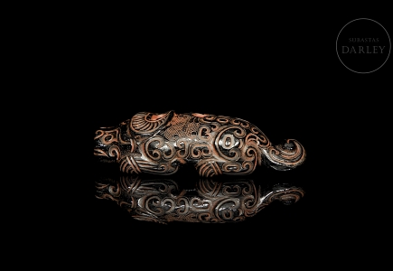 Amuleto de ágata negra