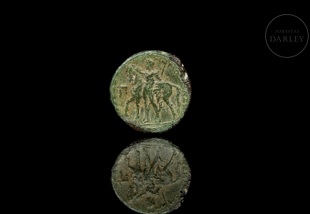 Sicilia, Messana, Los Mamertinoi, c. 220-200 a. C. Æ Pentonkion