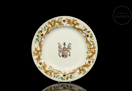 Plato de porcelana 
