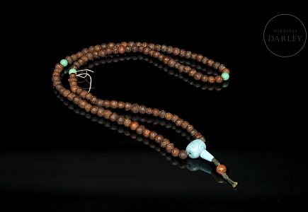 Mala de ciento trece cuentas, Tíbet, s.XX