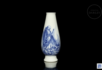 Jarrón de porcelana esmaltada 