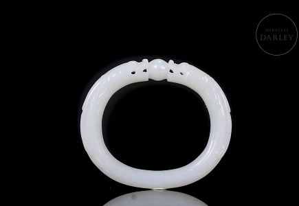 Brazalete de jade blanco 