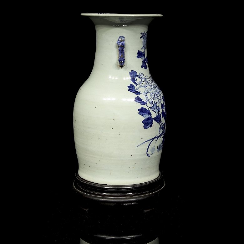 Jarrón de porcelana esmaltada