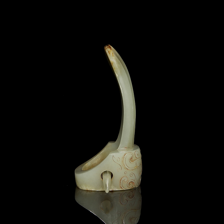 Fàguan de jade tallado