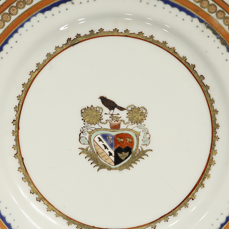 Plato de porcelana 