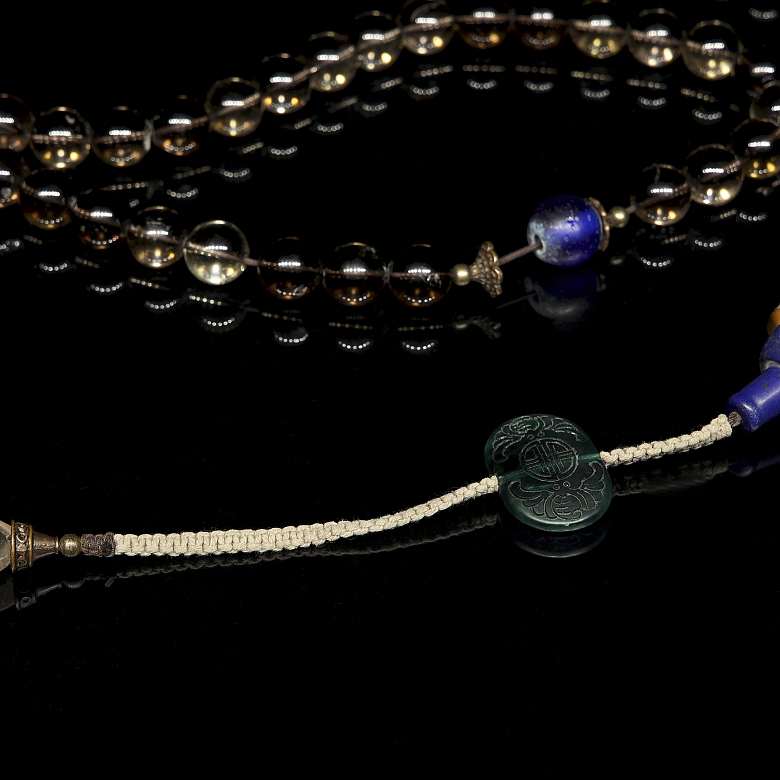 Chaozhu de cuentas de colores, dinastía Qing