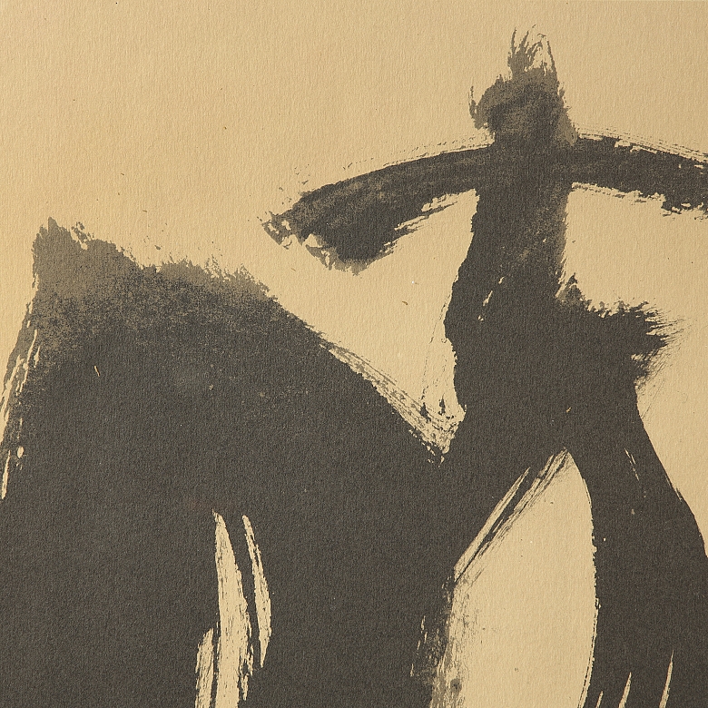 Antoni Tapies (1923–2012) ‘M. Ojos y Cruz’