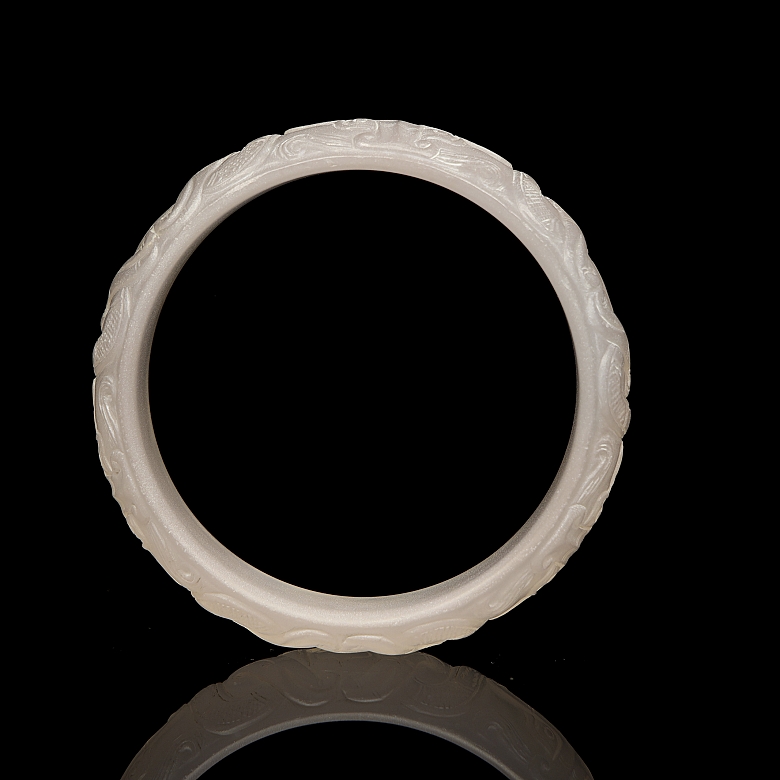 Brazalete de ágata rosa