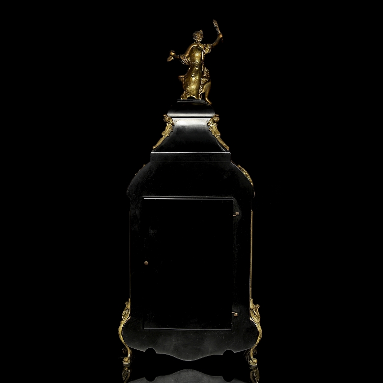 Louis XV style mantel clock by Franz Hermle and Sons - 2