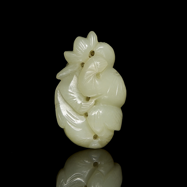 Colgante de jade blanco