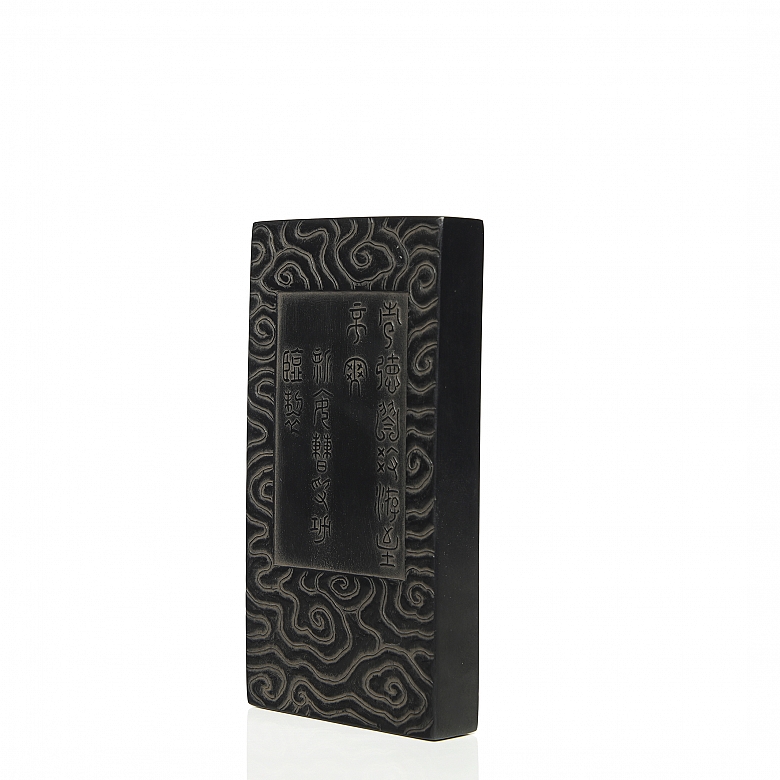 Ink piece with reliefs, Qing dynasty - 2