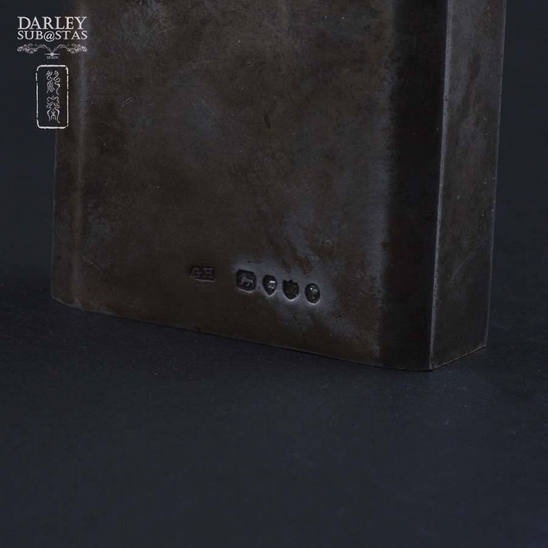 Botella plata inglesa SXIX - 3