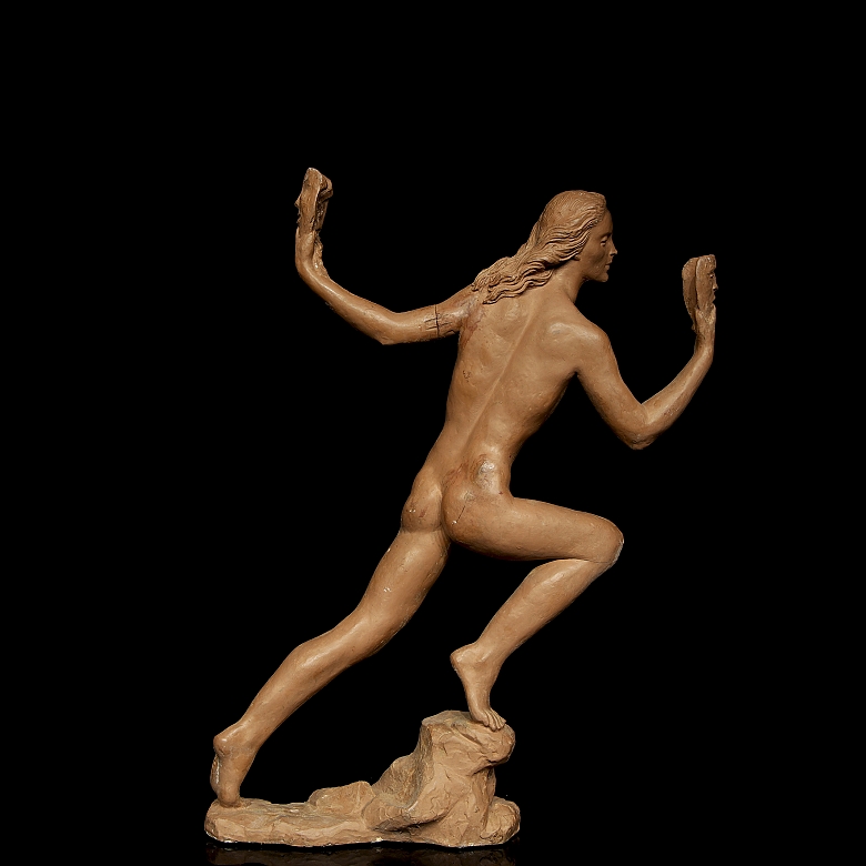 Juan de Avalos (1911–2006) ‘Lady with Masks’ - 2