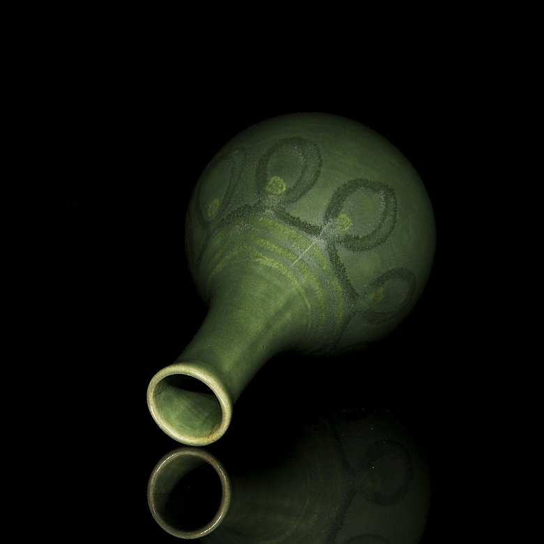 伊莎贝拉·兹德扎尔卡（1922–2010）波莱斯瓦维采陶瓷瓶 - 3