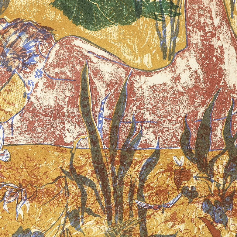 Antonio Guijarro Gutiérrez (1923–2011) ‘Nude Among Lilies’ - 1