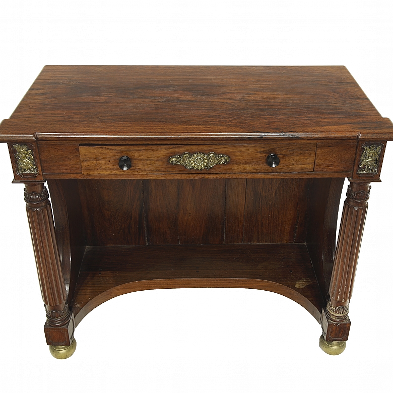 Pair of Empire-style consoles, 19th century