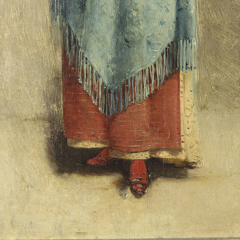 J. Gasch (19th century) ‘Lady with a Mantilla’, 1892 - 2