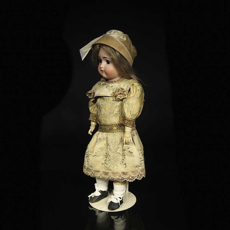 Muñeca de porcelana, Catterfelder Puppenfabrik, Alemania, c. 1910-1920