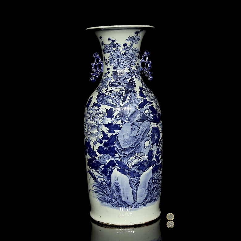 Jarrón de porcelana esmaltada