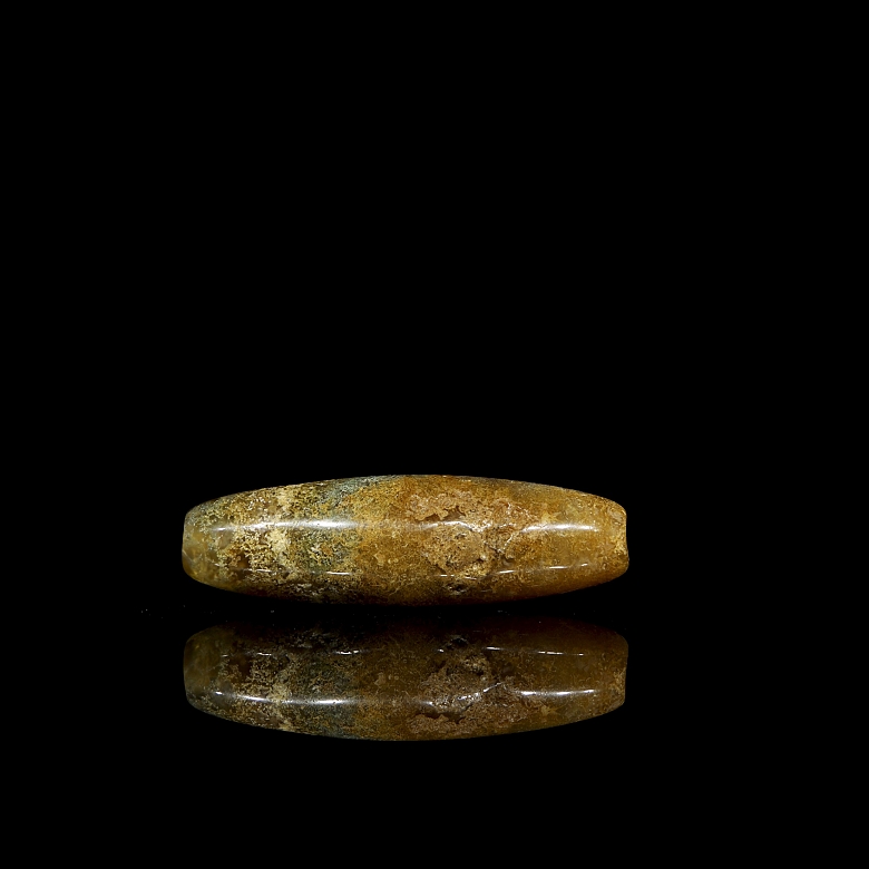 Agate ‘Dzi’ bead, Liao dynasty