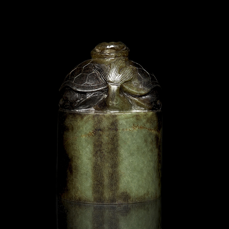 Sello de jade tallado 