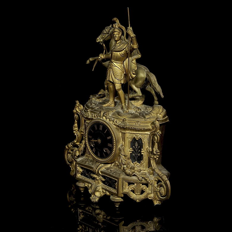 Reloj de sobremesa estilo Napoleón III, Samuel Marti et Cie., c. 1870–1880