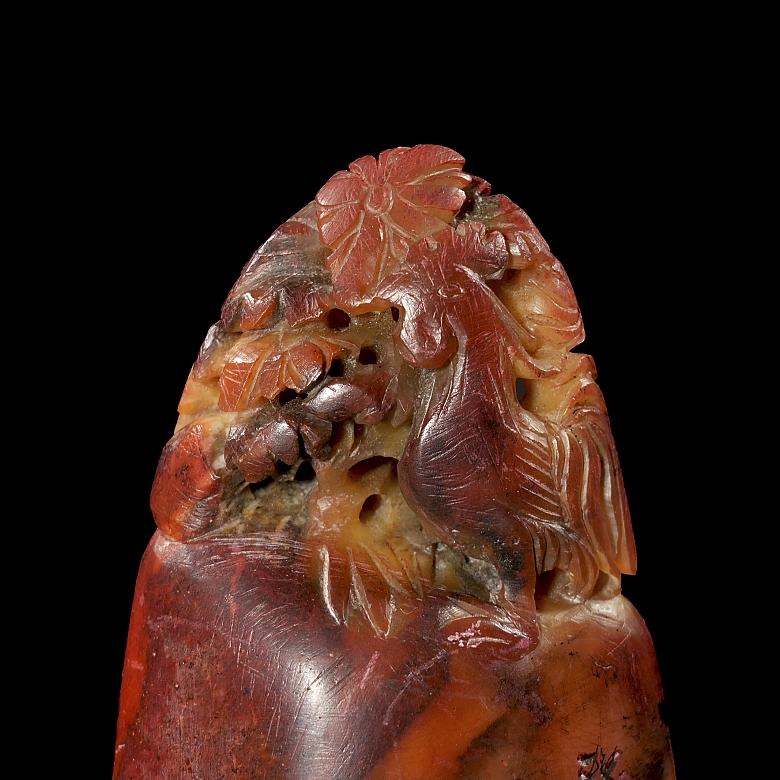 Sello de piedra shoushan 