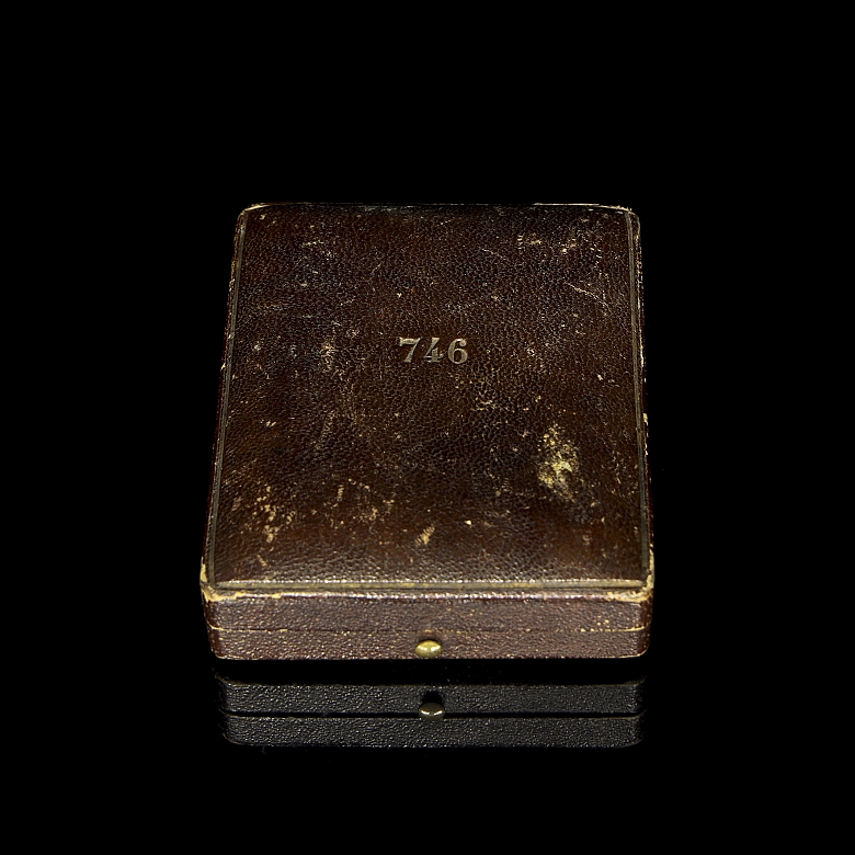 怀表 “B. Poitevin, Paris”，由金色金属制成 - 8