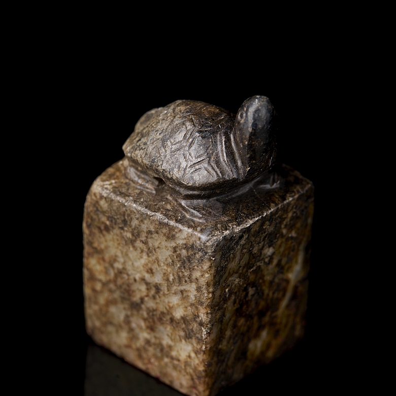 Carved jade seal ‘Turtle’, Qing dynasty