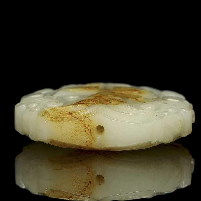 Colgante de jade blanco 