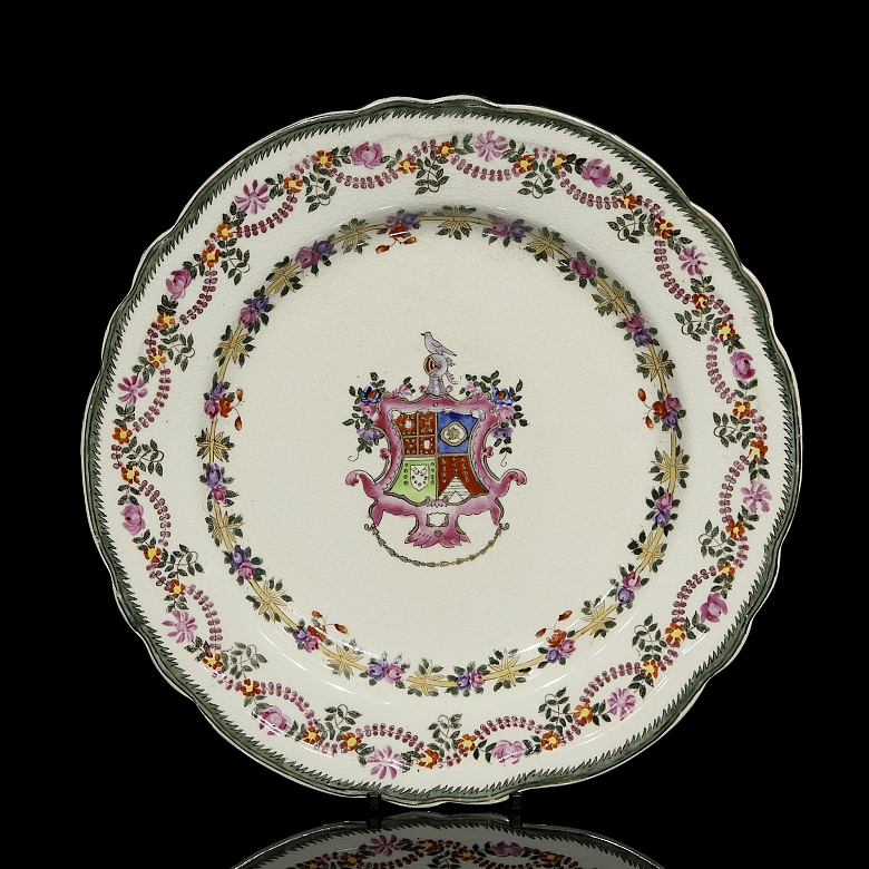 Plato de porcelana 