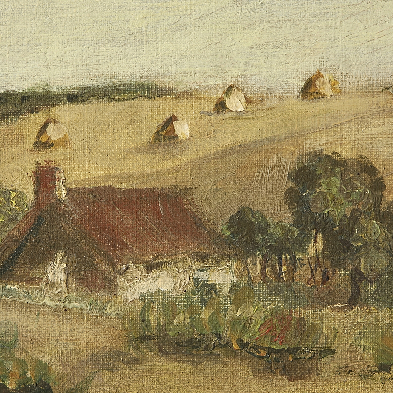 19th-20th century French school ‘Rural landscape’